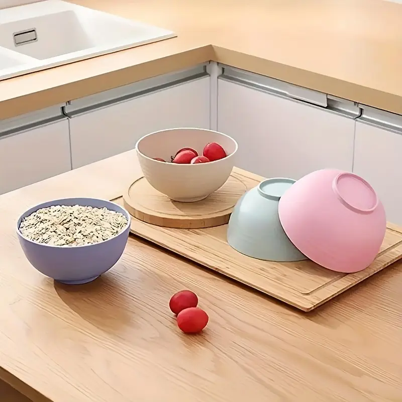 Bol din Plastic pentru Alimente si Servire, Diverse Culori, 22 cm